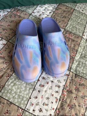 Hunter Lavender & Pastel Tie-Dye Clog Mules